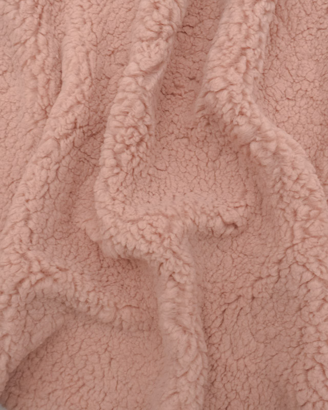 Pink Sherpa fabric